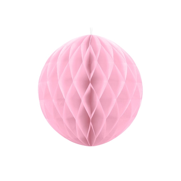 Honeycomb rund 10 cm. Lys Pink