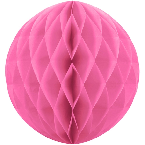 Honeycomb rund 40 cm. Pink