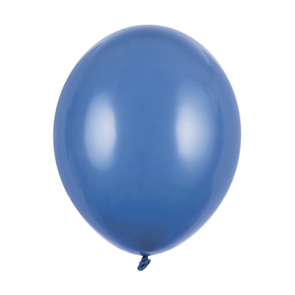 100 stk.  Navy Blå Latex Ballon 30 cm.